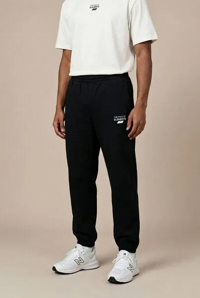 THE FACE OF ELEMENTS The Face of Elements Essential - Relaxed Fit Sweatpant aus 100% Bio-Baumwolle, Black (schwarz), – Produktbild 1 von 4