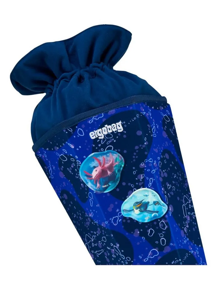 Ergobag Ergobag Schultüte Schultüte, 2-in-1 Funktion: Schultüte oder Aufbewahrungsbeutel, Blau, – Produktbild 2 von 8
