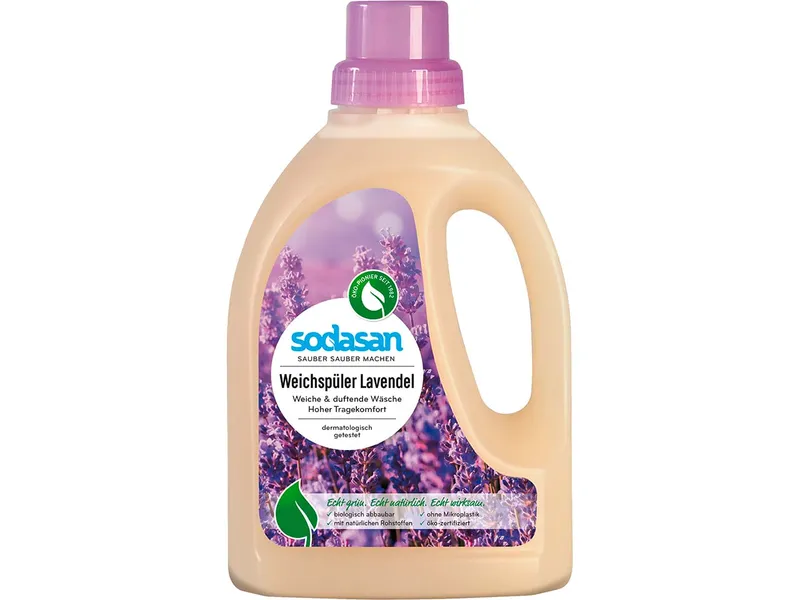 Sodasan Sodasan Fabric Softener - Weichspüler Lavendel 750ml – Produktbild 1 von 2