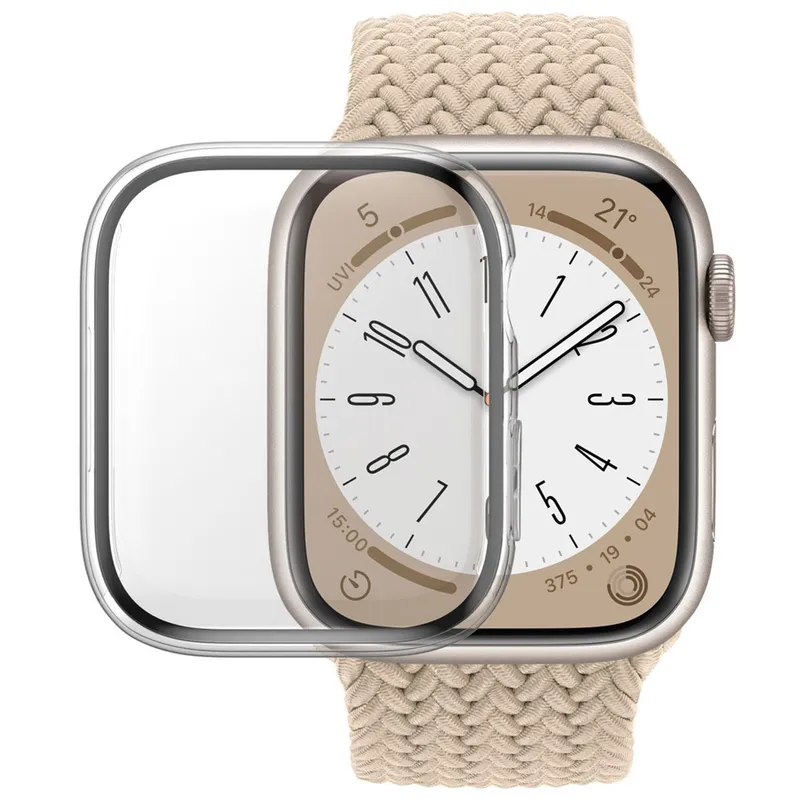 PanzerGlass PanzerGlass Full Body Protection D3O® Bio Case für das Apple Watch 7 / 8 / 9 - 45 mm - Transparent, Transparent, – Produktbild 2 von 2