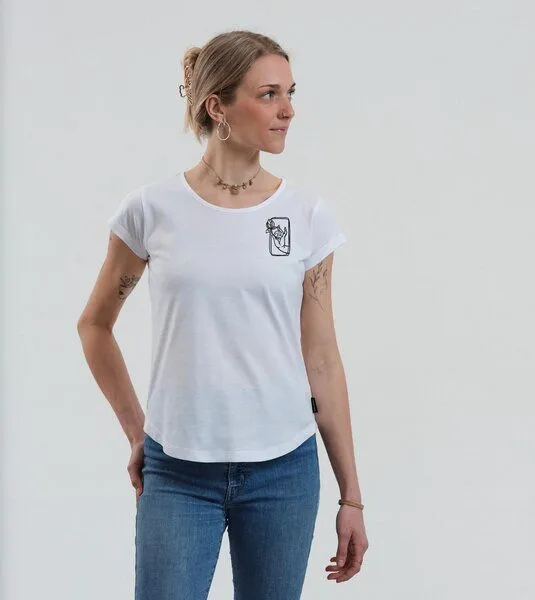 Gary Mash GARY MASH Shirt Asheville Lotus aus Biobaumwolle, Weiß, – Produktbild 3 von 4