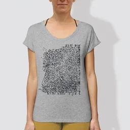 little kiwi little kiwi Damen T-Shirt "Strichgestöber" – Produktbild 1 von 1