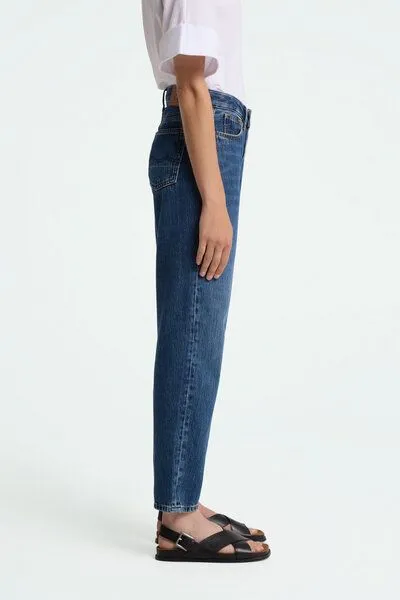 Kings Of Indigo Kings Of Indigo Jeans Caroline Cropped - Mid Rise Tapered - Lewisboro Mid Used – Produktbild 3 von 4
