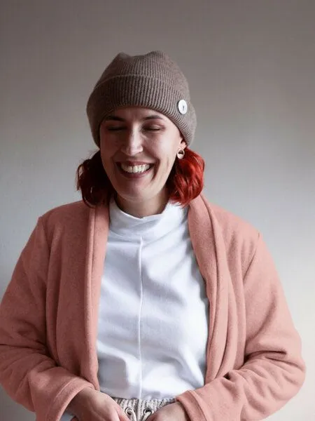 Ecostories Ecostories Cardigan Kuschelwerk aus 100% Biobaumwollfleece, Koralle, – Produktbild 2 von 2