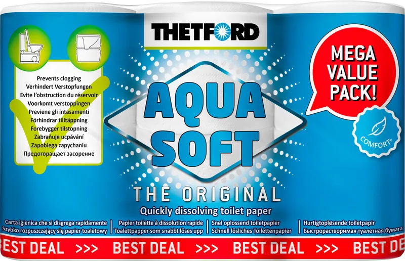 THETFORD THETFORD AQUA SOFT 6er-Pack – Produktbild 1 von 2
