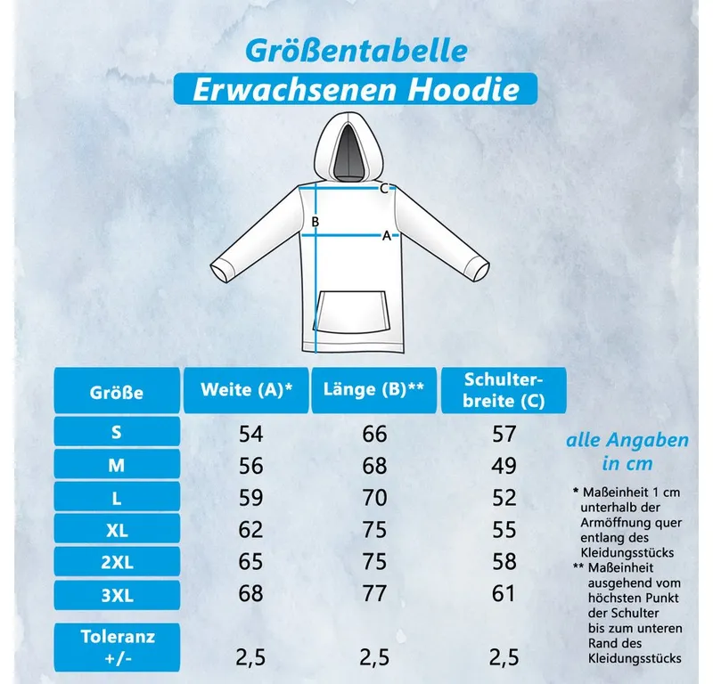 G-graphics Kapuzenpullover Familie Clause (Familienset, Einzelteile zum selbst zusammenstellen) Kinder & Erwachsenen-Hoodie & Baby Sweater, Schwarz, – Produktbild 5 von 5