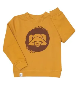 päfjes päfjes Benno Bär - Kinder Bio Sweater - Organic Cotton - Gelb – Produktbild 1 von 1