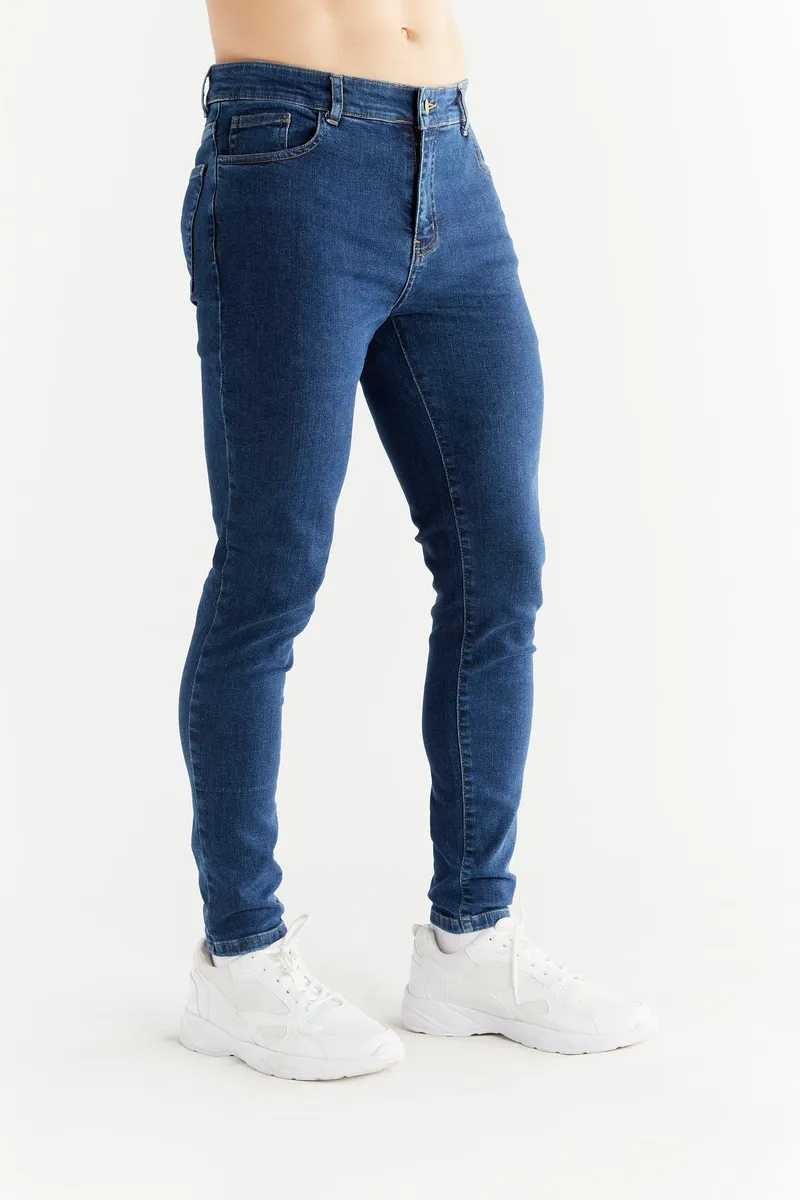 Evermind Evermind Herren vegan Jeans Skinny Fit Lapis Blau, Extra dunkelblau, – Produktbild 2 von 2