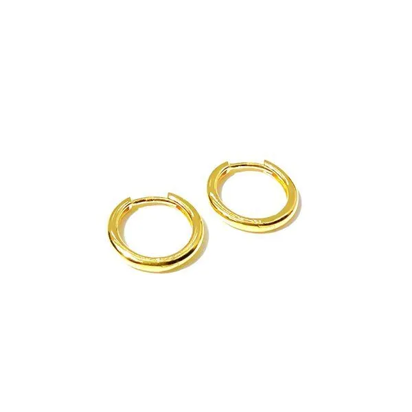 MOANINA MOANINA Ohrringe Hoops Isabella - 925 Silber/18k Gold Vermeil, Gold, – Produktbild 1 von 4