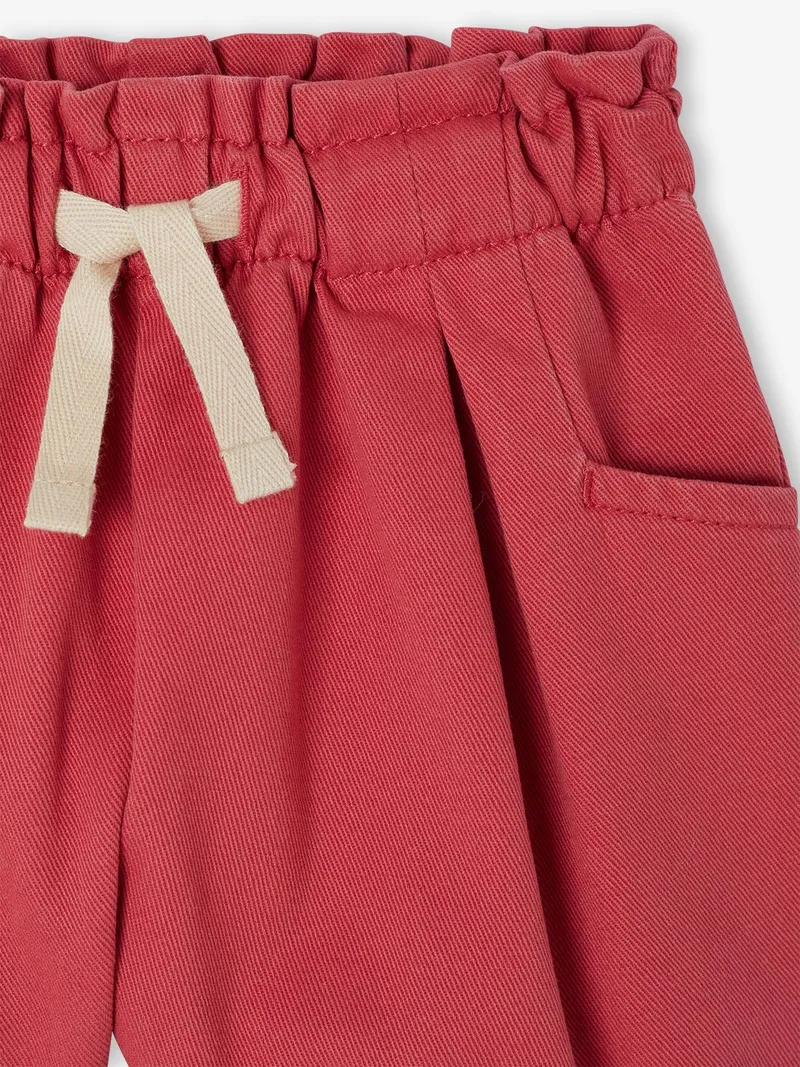 Vertbaudet Vertbaudet Twill-Ballonhose Baby Mädchen, Himbeer, – Produktbild 3 von 3