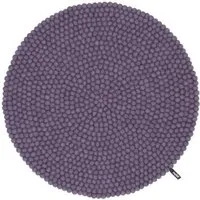 myfelt myfelt Filzkugelteppich rund, 100% Schurwolle, Frida (lila), – Produktbild 1 von 1