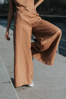 De IONESCU De IONESCU Damen vegan Hose Palazzo Leinen – Produktbild 1 von 1