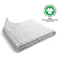 Sonnenstrick Sonnenstrick – Bio Baby-Strickdecke "Karostrickmotiv" (100 x 90 cm) Bio-Baumwolle – Produktbild 1 von 1