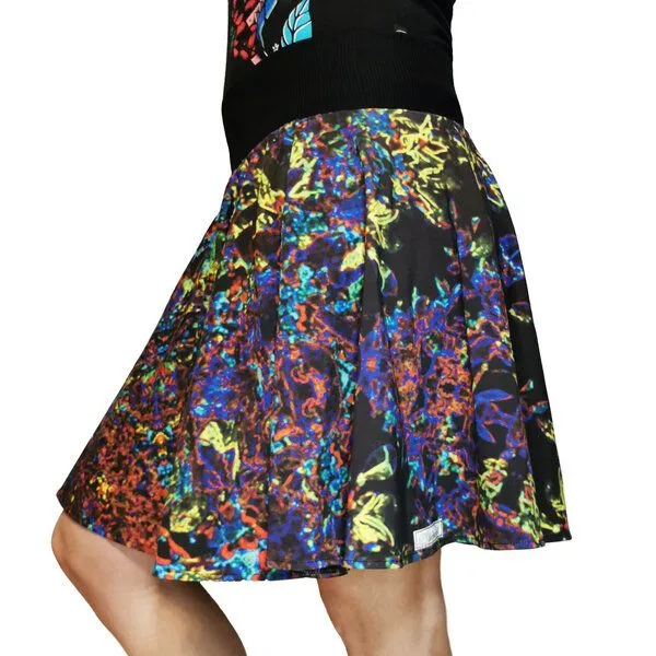 liebewicht liebewicht weiter Rock aus Bio Jersey für Damen, Bunt, – Produktbild 4 von 6