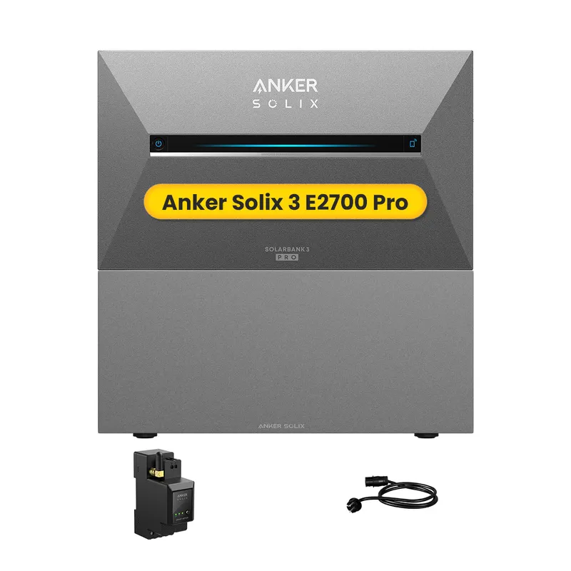 Anker Anker SOLIX Solarbank 3 E2700 Pro All-in-One Speicher für Balkonkraftwerk, by Powerness - 5.4kWh / 1 x Smart Meter / Standardversand – Produktbild 1 von 1