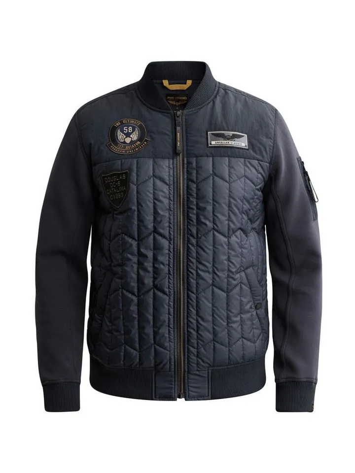PME Legend PME Legend Bomberjacke Leichte Wattierung, geeignet für die Übergangsjahreszeit, Blau, – Produktbild 1 von 4