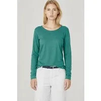 HempAge HempAge Damen Langarm-Shirt Lene Hanf/Bio-Baumwolle, Jungle, – Produktbild 1 von 2