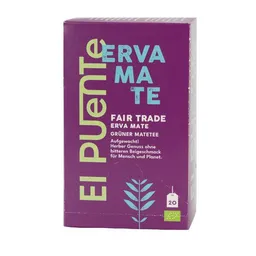 El Puente El Puente ERVA - Bio-Mate Tee 20 Teebeutel | Fair Trade | Bio-zertifiziert | Vegan | Glutenfrei – Produktbild 1 von 1