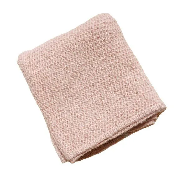 HeritageModa HeritageModa Handgestrickter Unisex Alpaka-Schal, Rosa, – Produktbild 4 von 5