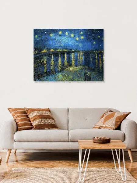 Photocircle Photocircle Poster / Leinwandbild - Vincent van Gogh - Sternennacht über der Rhone – Produktbild 4 von 4