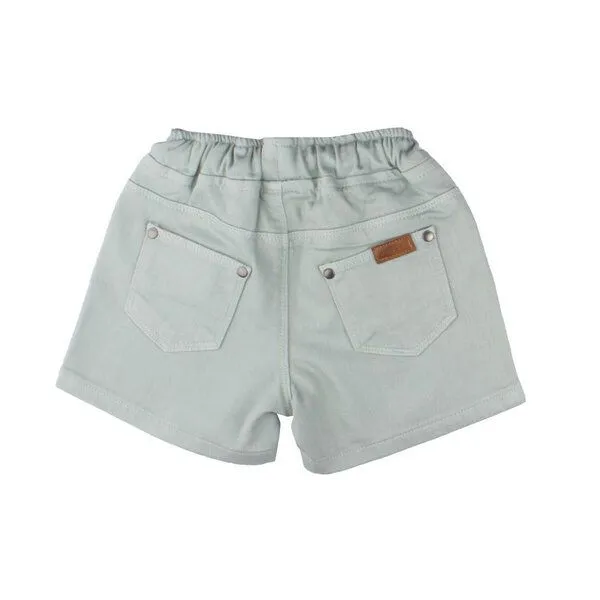 Walkiddy Kinder Shorts Bio-Baumwolle GOTS-zertifiziert, hellblau, elastischer Bund mit Kordelzug – Walkiddy, leichte Sommer-Shorts für aktive Kids – Produktbild 1 von 1