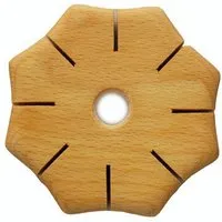 Mitienda Shop Mitienda Shop Knüpfscheibe aus Holz | Spielzeug und Beschäftigung für Kinder – Produktbild 1 von 1