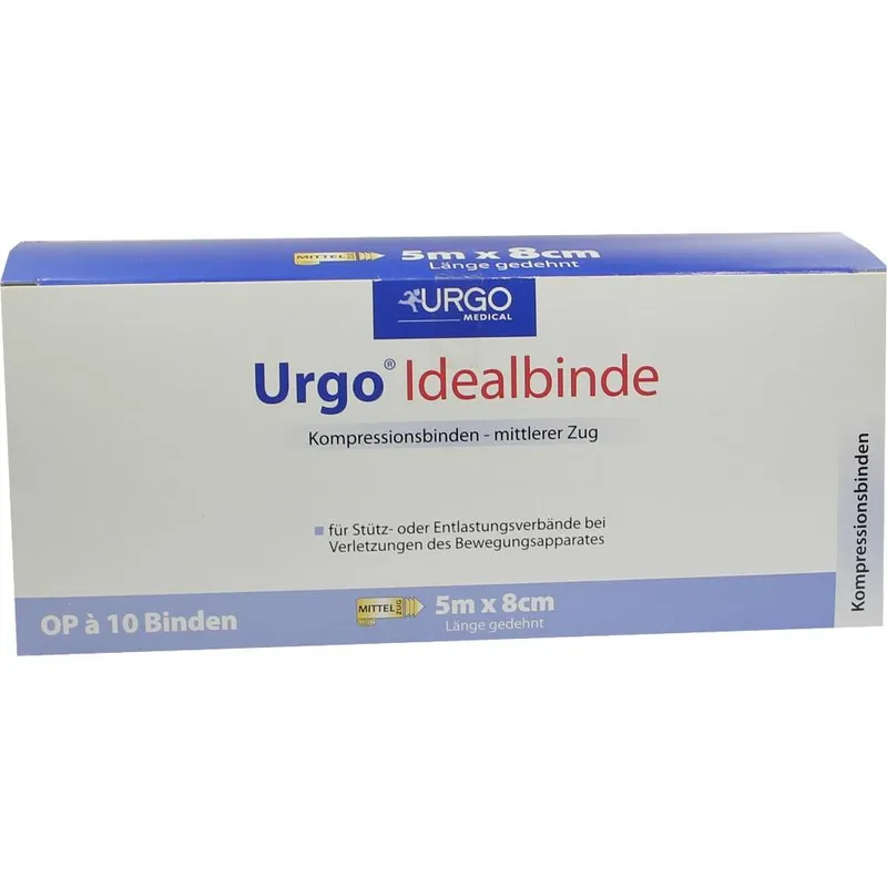 Urgo URGO IDEALBINDEN 8 cmx5 m 10 St Binden – Produktbild 1 von 1