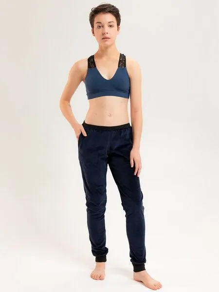 Frija Omina Frija Omina Bio Nickihose Hygge, Blau / schwarz, – Produktbild 2 von 4