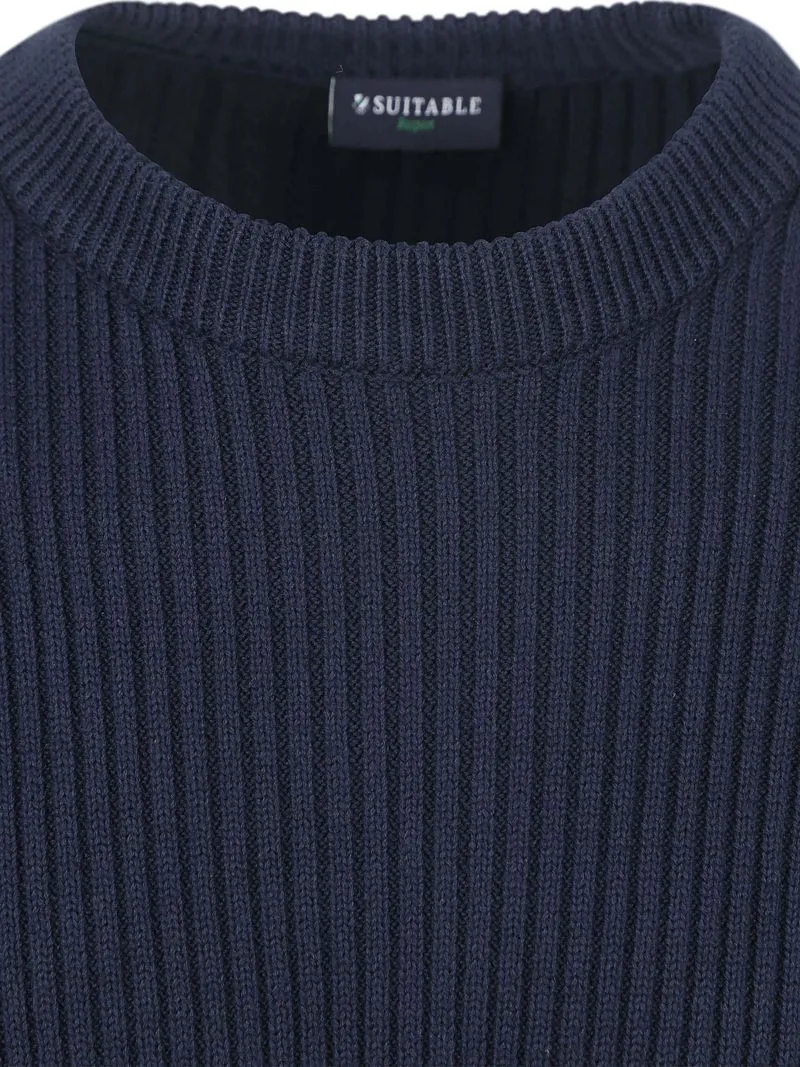 Suitable Suitable Mou Pullover Marine - Größe XXL, Dunkelblau, – Produktbild 4 von 5