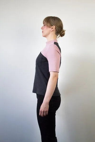 Skrabak Skrabak Shirt Siggi aus Bio-Baumwolle zweifarbig, Grau, – Produktbild 3 von 4