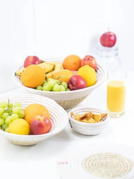WomenCraft WomenCraft Deko- & Obstschale - 35cm, Weiss, – Produktbild 2 von 4