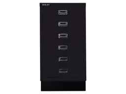 Bisley Bisley Schubladenschrank "MultiDrawer" DIN A3 mit 6 Schubladen schwarz – Produktbild 1 von 1