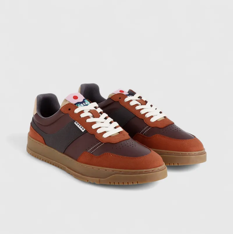 MEEKO MEEKO Herren vegan Sneaker Kiboko Cordura Kaffeebohne, Dunkelbraun, – Produktbild 2 von 2