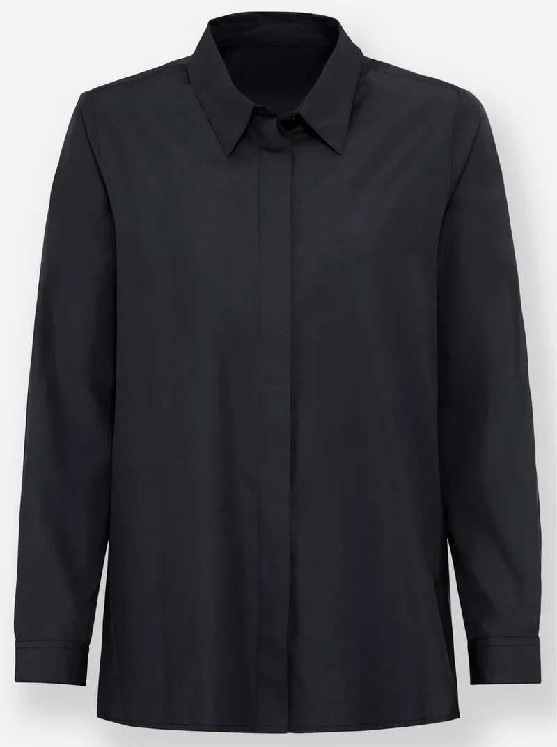 heine Longbluse schwarz, Schwarz, – Produktbild 1 von 2