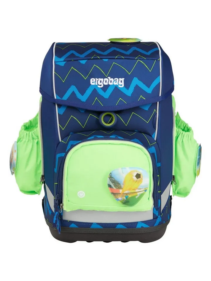 Ergobag Ergobag Schulranzen Fluo LED Seitentaschen Set, reflektierend, Grün, – Produktbild 4 von 4