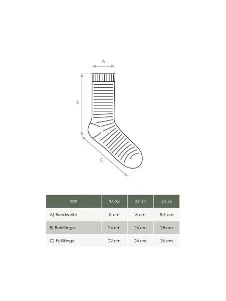 FUXBAU FUXBAU Streifensocken, Senfgelb, – Produktbild 1 von 4