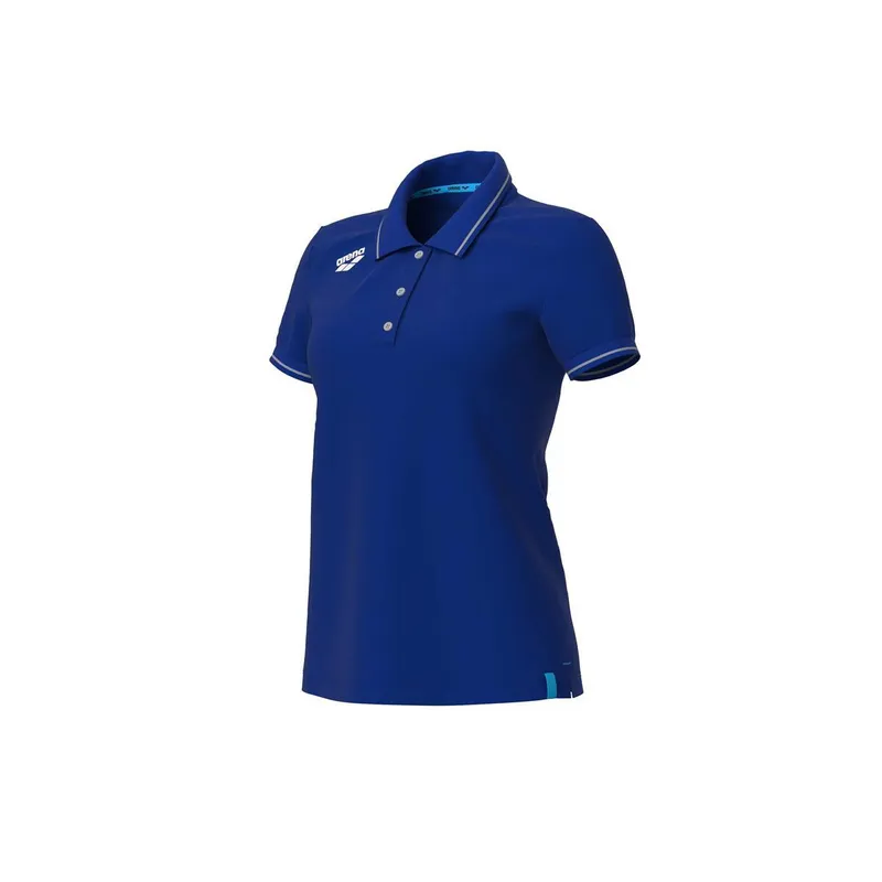 arena Polo-Shirt Baumwolle Damen Arena Team Solid, Blau, – Produktbild 1 von 1
