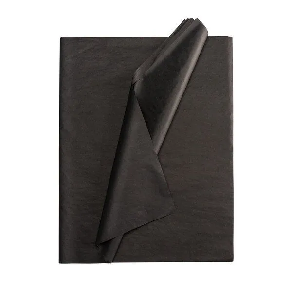Fines Papeterie Fines Papeterie 50 Bögen Seidenpapier, Schwarz, – Produktbild 1 von 4