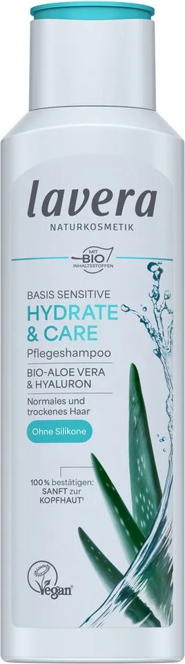 lavera lavera Basis Sensitive Pflegeshampoo Hydrate & Care – Produktbild 3 von 5