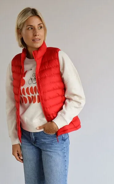 Kultgut Kultgut New Generation - Recycling Weste - Wärmend und Leicht / ProEarth, Red, – Produktbild 1 von 4
