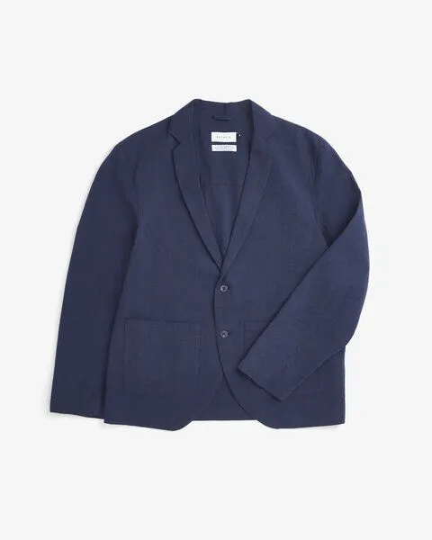 Rotholz Rotholz Casual Blazer Bio Baumwolle, Dunkelblau, – Produktbild 4 von 8