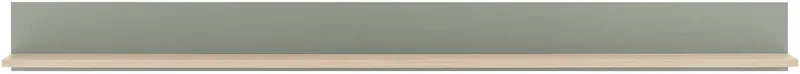 Home affaire Wandregal City/Giron, modernes Wandboard, Wandhalter mit Ablagefläche, vielseitig einsetzbares Hängeregal, Grün, – Produktbild 3 von 5