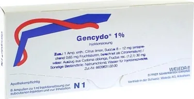 Weleda Gencydo 1% Injektionslösung – Produktbild 2 von 2