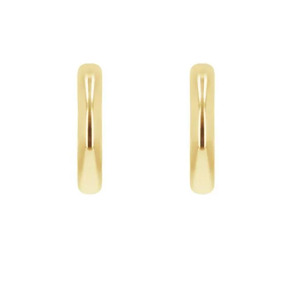 Eppi Eppi Goldene runde Ohrringe Dorian – Produktbild 3 von 4
