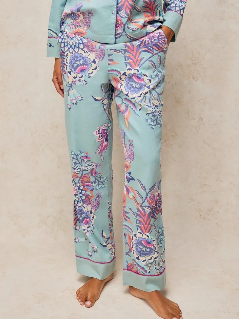 White Stuff White Stuff Pyjamahose Nina, Blau print, – Produktbild 2 von 4