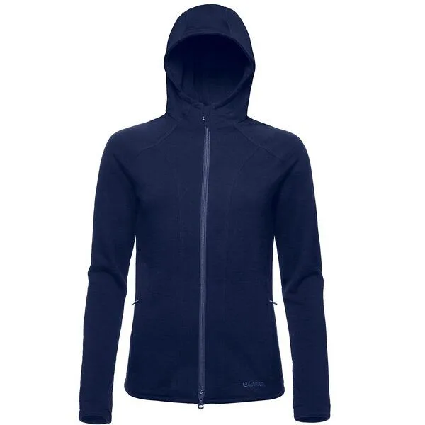 Kaipara - Merino Sportswear Kaipara - Merino Sportswear Merino Hoody Sweat Jacke 270 Damen, Blau, – Produktbild 1 von 2