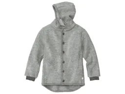 Disana Disana Kinder Jacke mit Kapuze Bio-Merinowolle Walk hellgrau Gr.86/92 – Produktbild 1 von 1