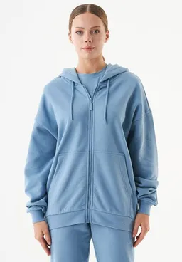 ORGANICATION ORGANICATION ESSENTIALS-JALE- Soft Touch Sweatjacke aus Bio-Baumwolle – Produktbild 1 von 1