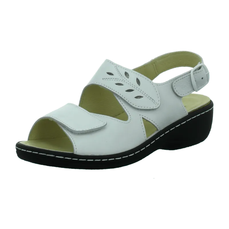 Longo Longo Bequem-Pantolette,weiss/cosmos für Damen, weiß, Größe 43 EU, Weiß, – Produktbild 1 von 7