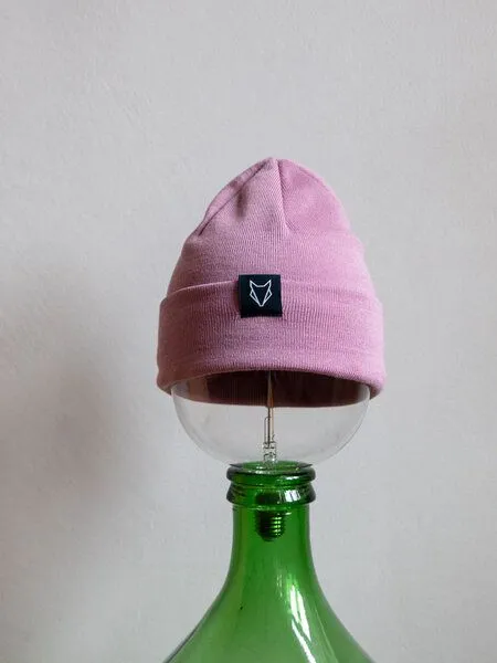 VEROIKON VEROIKON Merino-Beanies Fuchsbau, Altrosé, – Produktbild 1 von 1